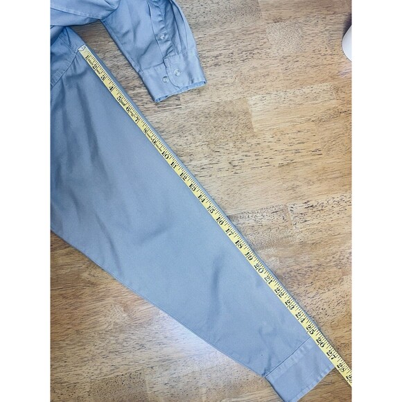 Blue‎ Generation Men's Size XL Tan Button Up Long Sleeve Front Pocket - Picture 8 of 8